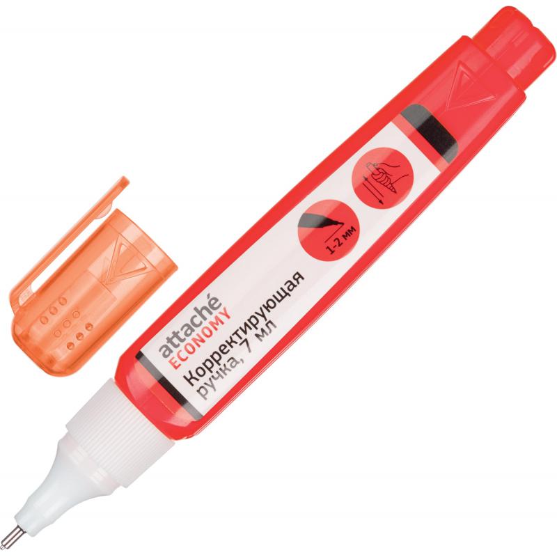 Корректирующий карандаш 7мл Attache Economy, мета ллический наконечник