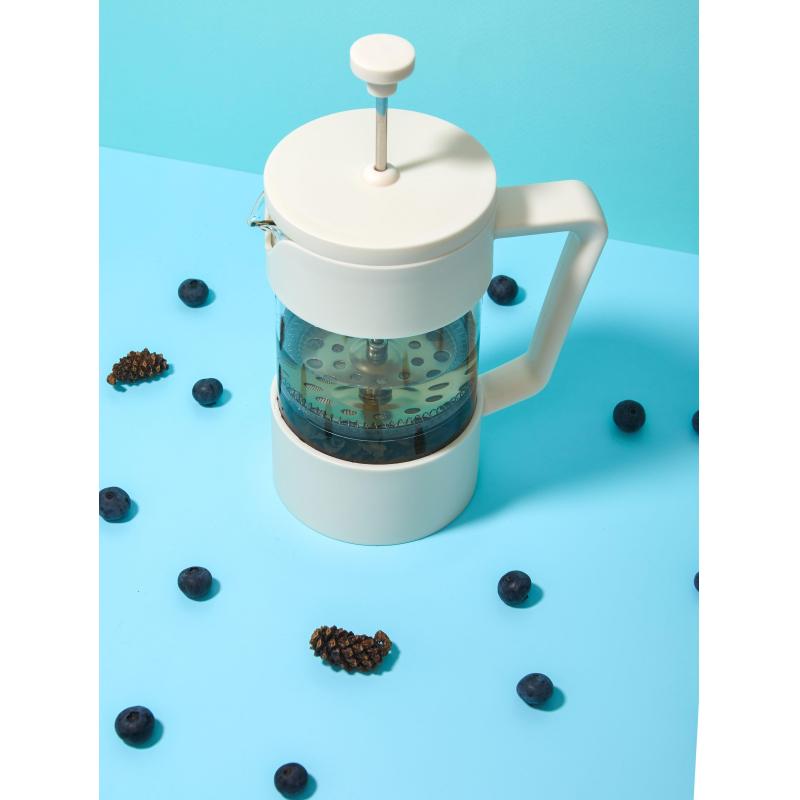 Френч-пресс 600 мл. Ареналь ПП, боросиликатное стекло, нерж сталь