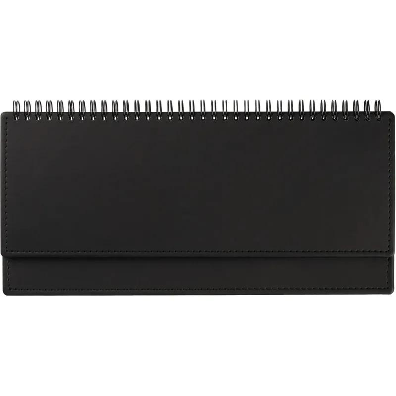 Планинг датированный 2026, черный 303х150 мм, 120 стр,АТТАСНЕ Вива