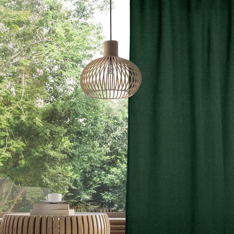 Штора Волшебная Ночь, Рогожка 165х270 см Изумруд 791099