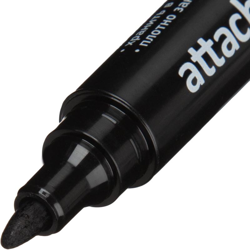 Маркер для флипчартов по бумаге Attache черный 2-3 мм круглый нак
