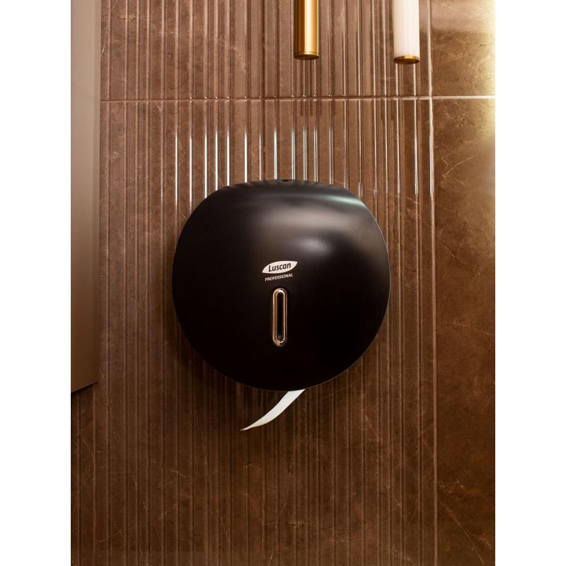 Диспенсер для туалетной бумаги рул Luscan Prof Etalon черный 151065