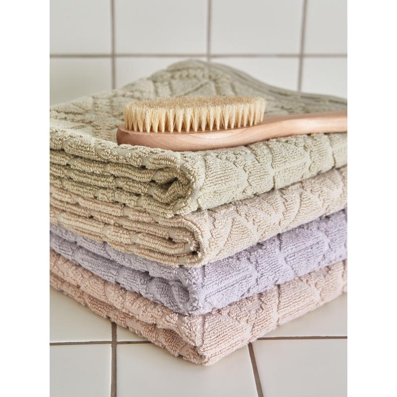 Набор полотенец махровых для рук 5080 см, 500 г/м2, Кремовый 2шт