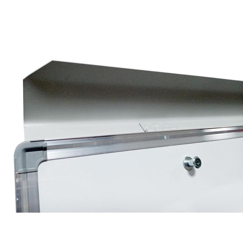 Флипчарт магнитно-маркерный Комус 100х70см на треноге регул.высота серый