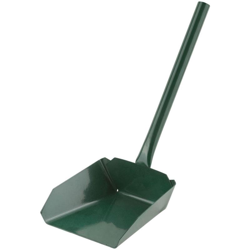 Совок для мусора металл окрашен-й открытый шир 18см метал/ручка 15.3см 8534