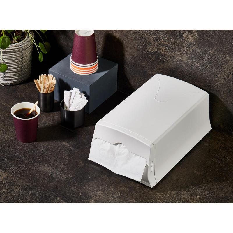 Диспенсер для салфеток Luscan Professional Optima maxline N4 белый