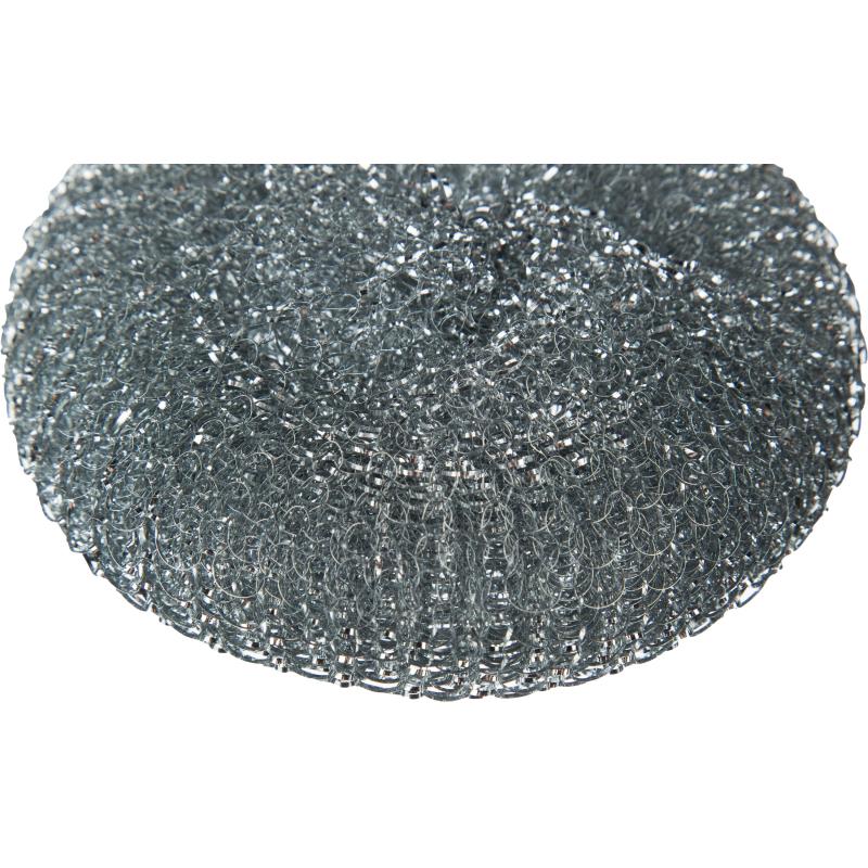Губка-мочалка спираль Luscan Professional металлич 110х110х45 мм 60г 1шт/уп