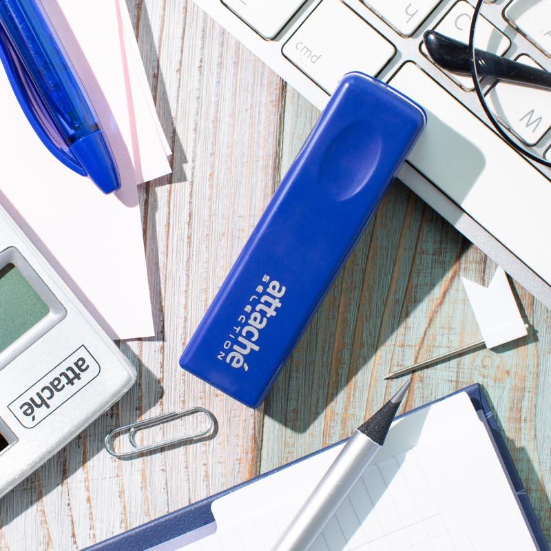 Степлер Attache Selection PSBL1010 (№10) до 10 лист., пластик, синий