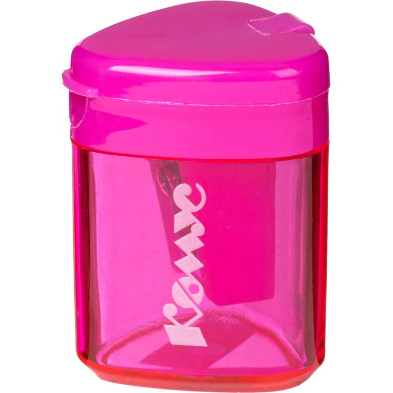 Точилка Комус Класс, 1 отверстие, с контейнером, в ассорт