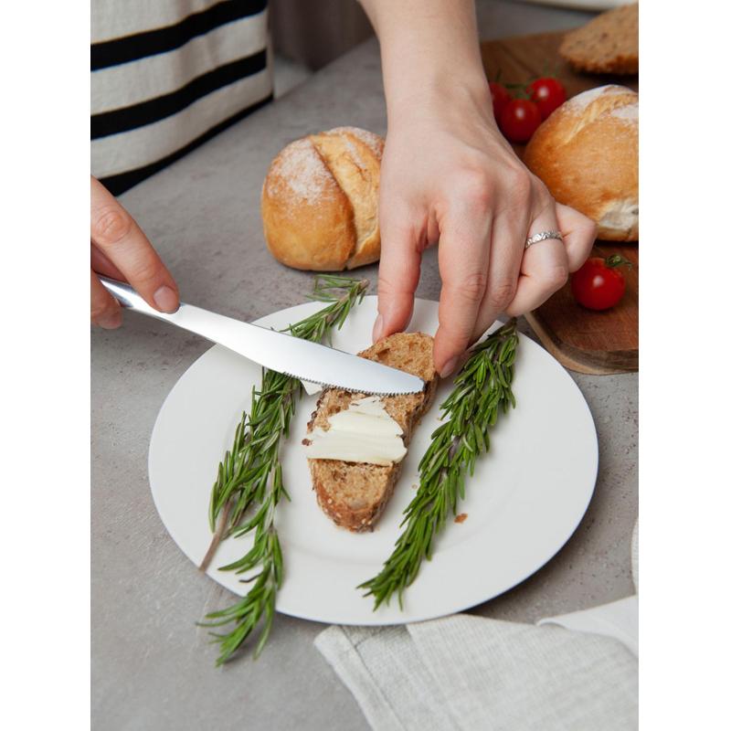 Нож столовый Home Queen Вкус 2шт/уп, 23 см /48/12