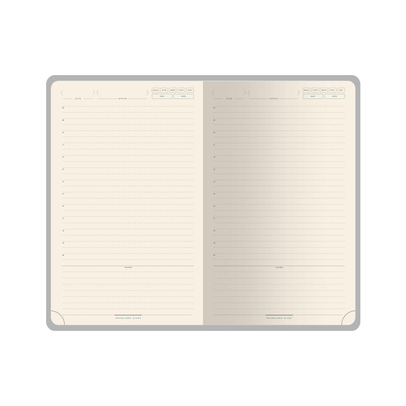 Ежедневник недатированный  А5 Premier (бордовый) 3-686/02