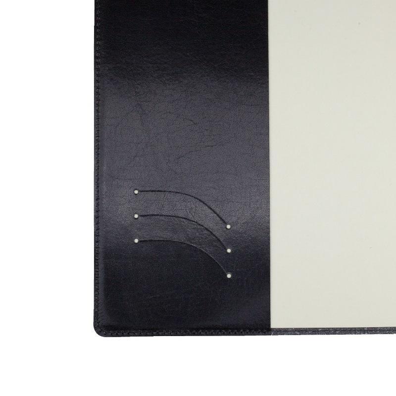 Еженедельник недатированный черный,кожа,A4 64л,Br.V.PROFY 3-098/02