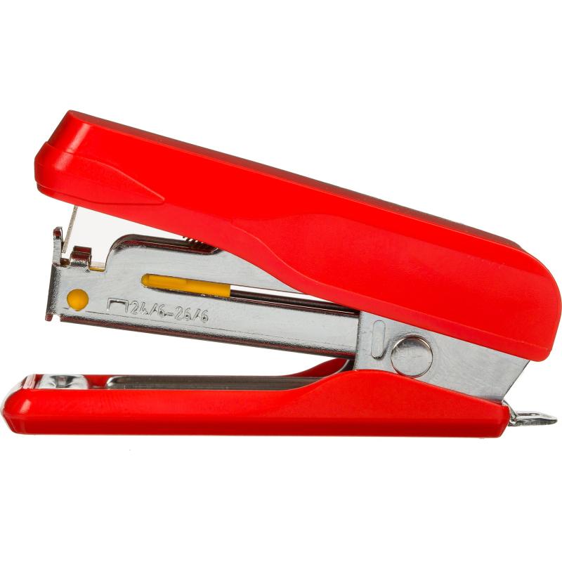 Степлер -мини Комус MSR2420 (№24/6-26/6) до 20 лист.,металл, красный