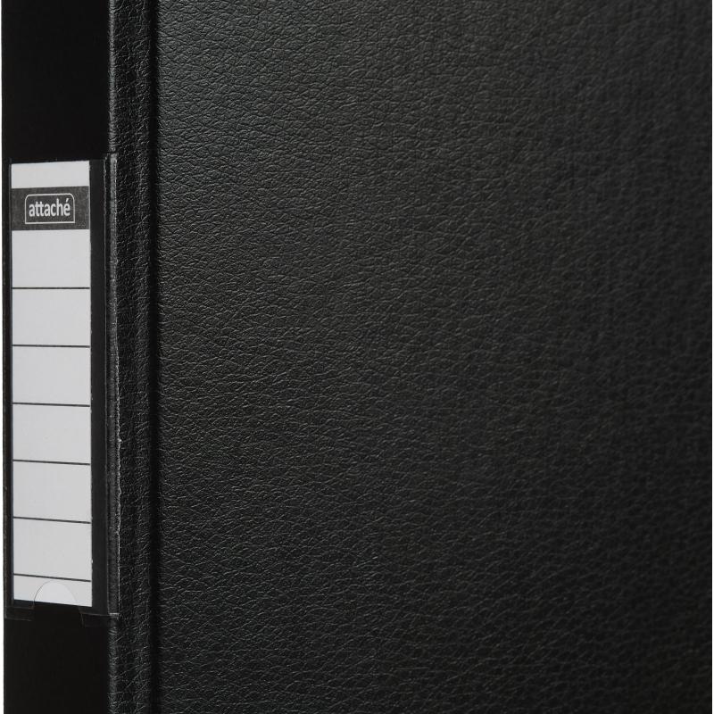 Скоросшиватель пластиковый А4 Attache, ПВХ, 35мм, 220л, черный