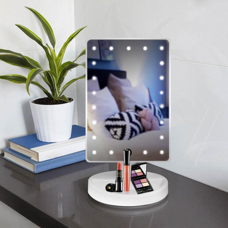 Зеркало косметическое настольное Camelion M145-SL