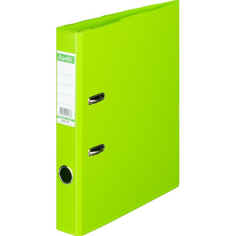 Папка-регистратор Strong Line  50мм, лайм, ПБП2, карм.кор