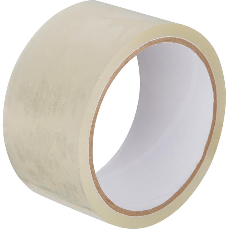 Клейкая лента упаковочная 48ммх40мх38мкм, прозрачная, 6 шт/уп