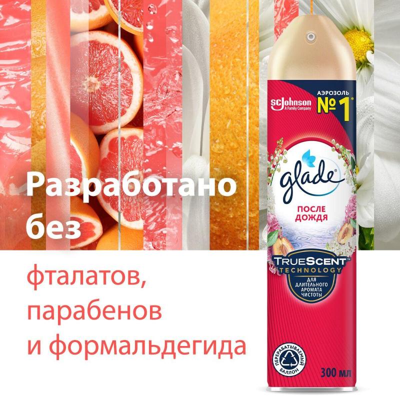Освежитель воздуха GLADE После дождя 300мл