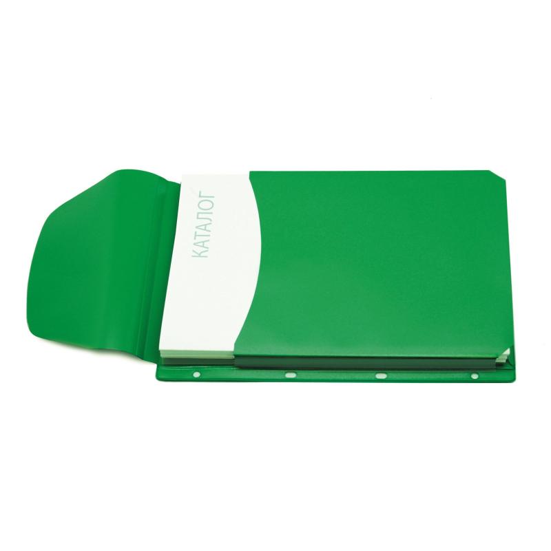 Файл-вкладыш А4 300  мкм Комус, с кла паном, цветная 3 шт. уп