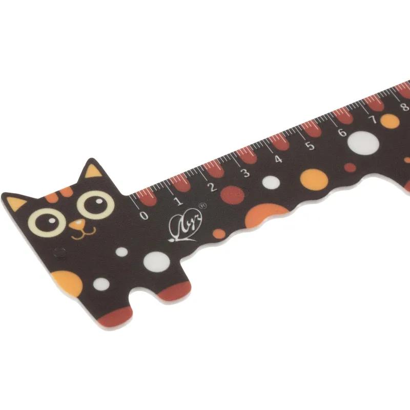 Линейка фигурная Кот 34С 2265-08