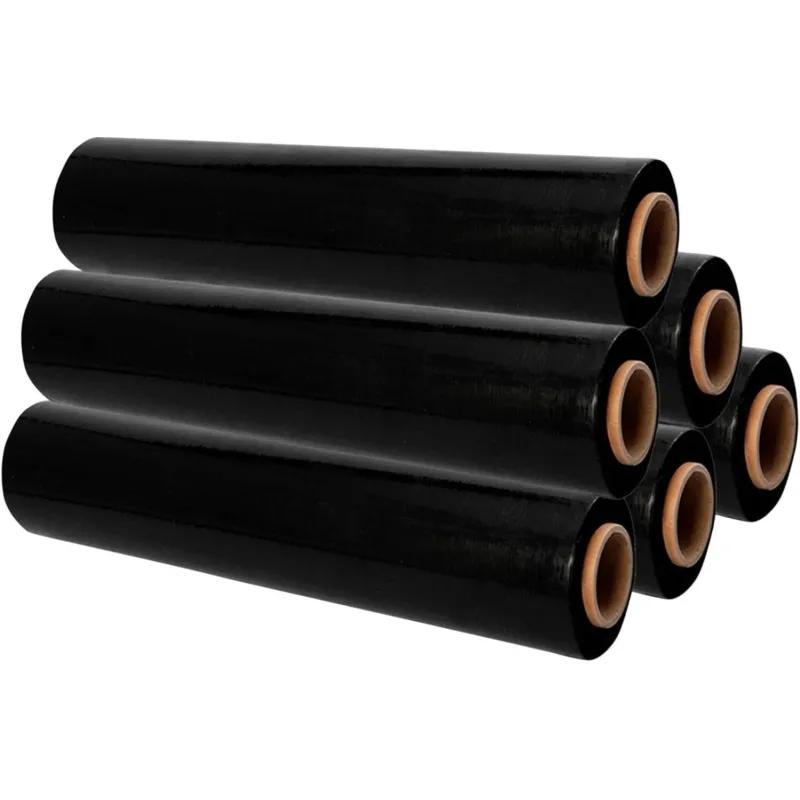 Стрейч-пленка втор. сыр для ручн.уп 20мкм50см 217м 2кг нетто черная(6шт/уп)