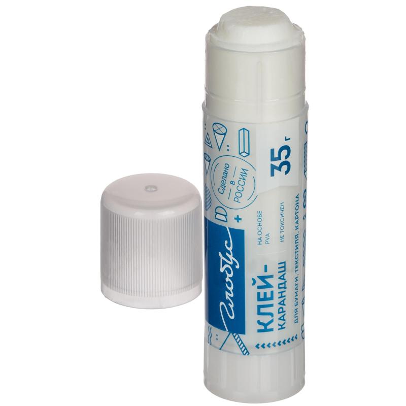 Клей-карандаш 35г Глобус ПВП 1024