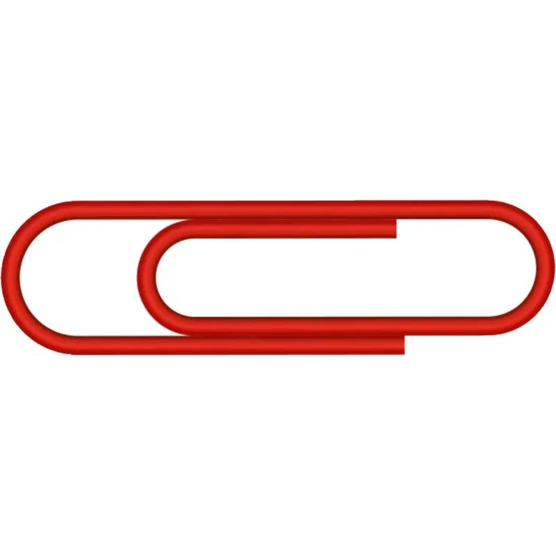 Скрепки Комус с полимерным покрытием, 50 мм,разноцветные, 50 шт/уп