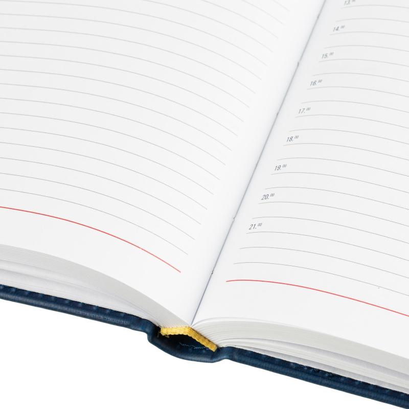 Ежедневник датированный 2026 Attache А5, 180л, 143х210мм, Сиам, синий