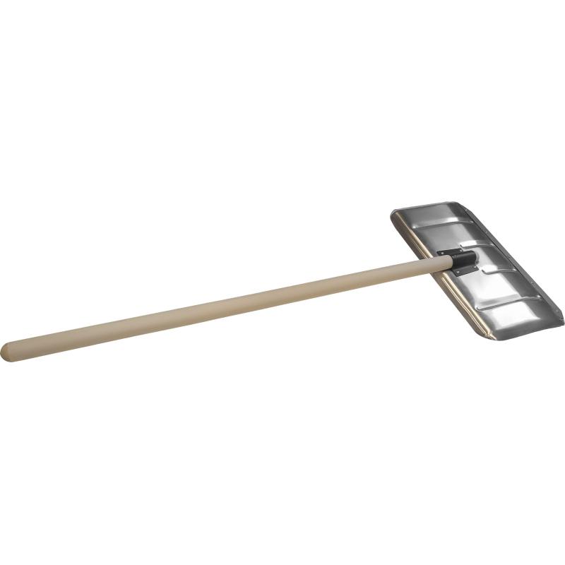 Лопата д/уборки снега ЛТР 50х30х140 см стальн/ковш(оцинк) с дерев/черенком