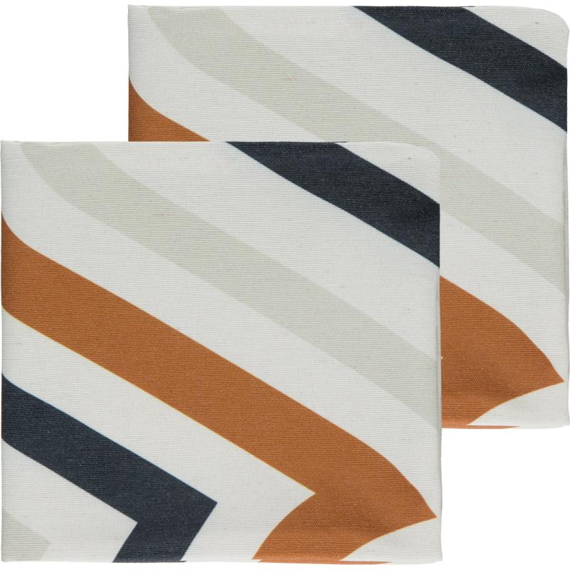 Наволочка декор. Luscan 40х40, 2шт/наб, рогожка, 160г/м2, Ромб