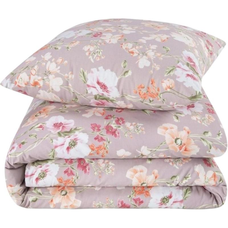 Постельное белье Евро Поплин(нав.70х70-2шт),Melody