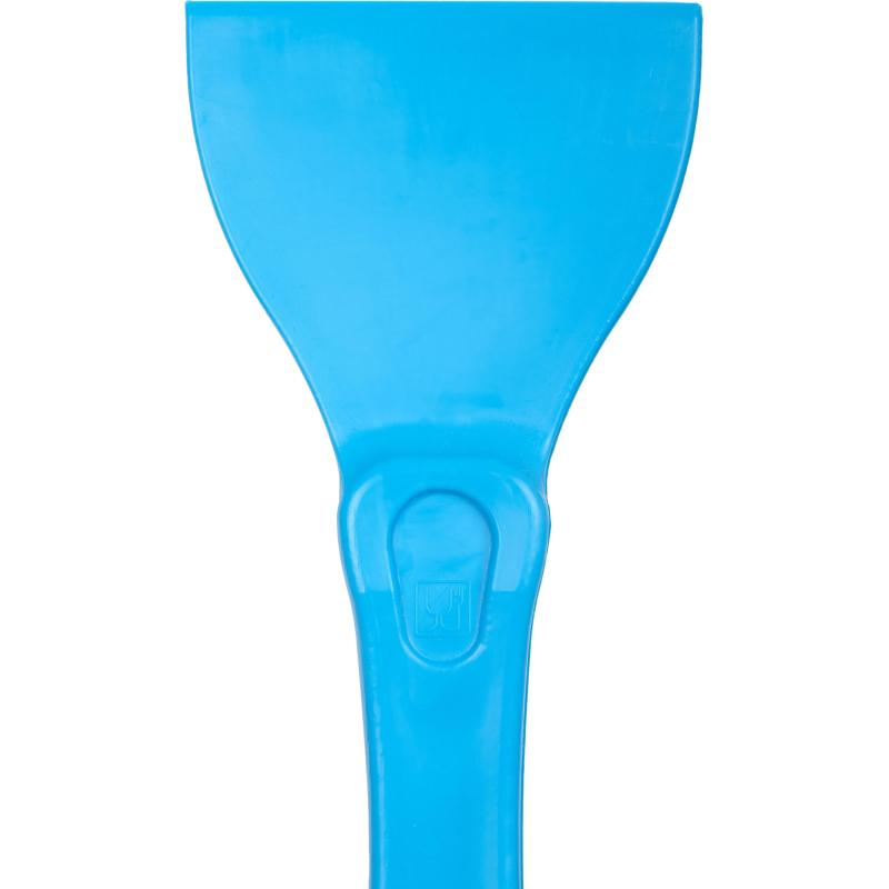 Скребок ручной пластмассовый, размер 205х76мм, син