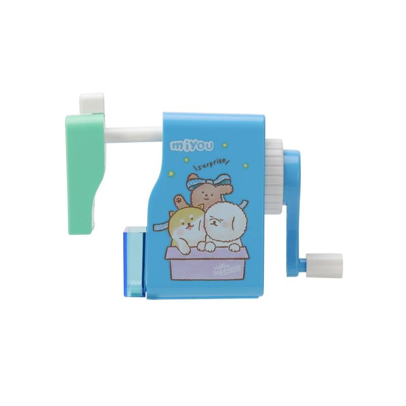 Точилка механическая Deli E0739 MiYou, 1 отв.,пластик,без струбцины ассорти