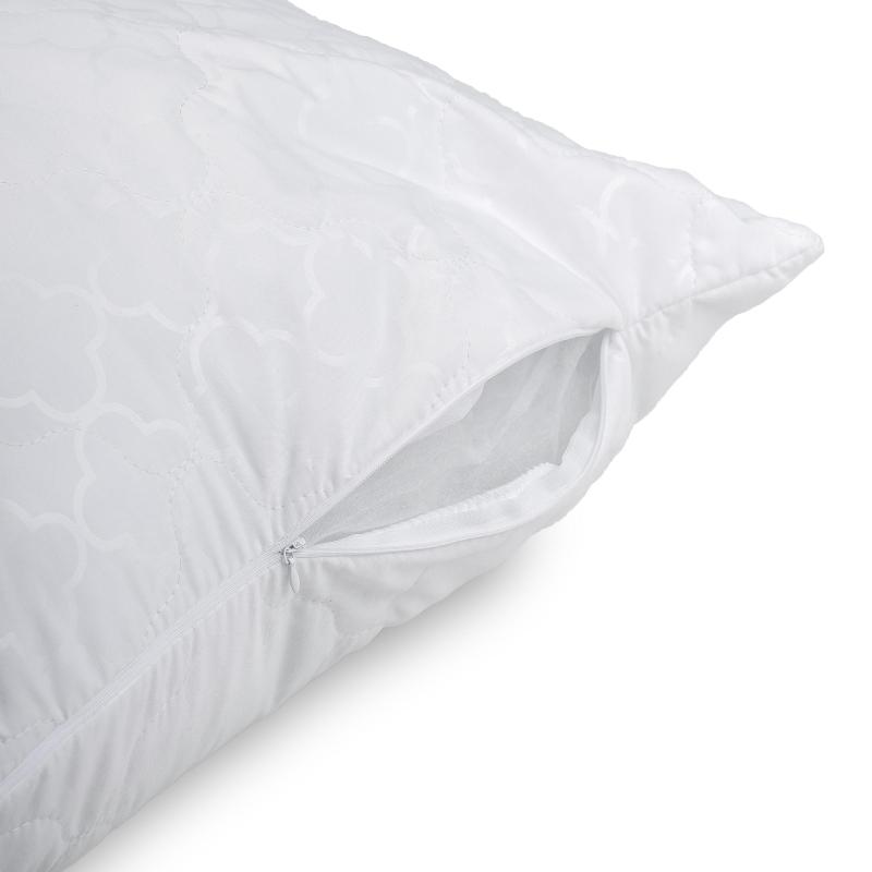 Чехол на подушку  Luscan 50х70 (микрофибра с тиснен., стежка), застеж. мол