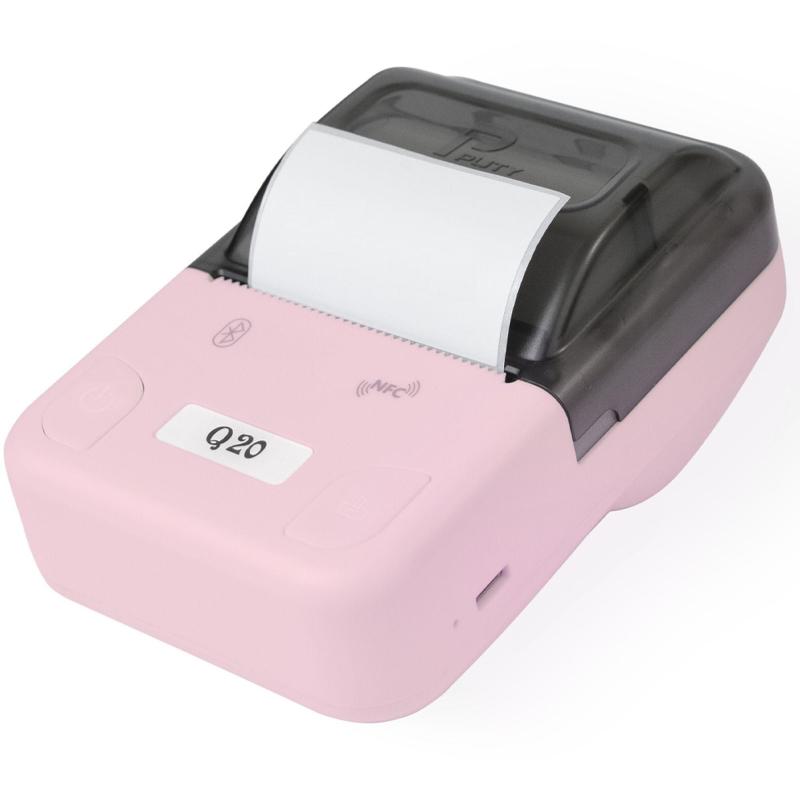 Этикет-принтер Puty Q20 переносной, розовый (Q20 pink)