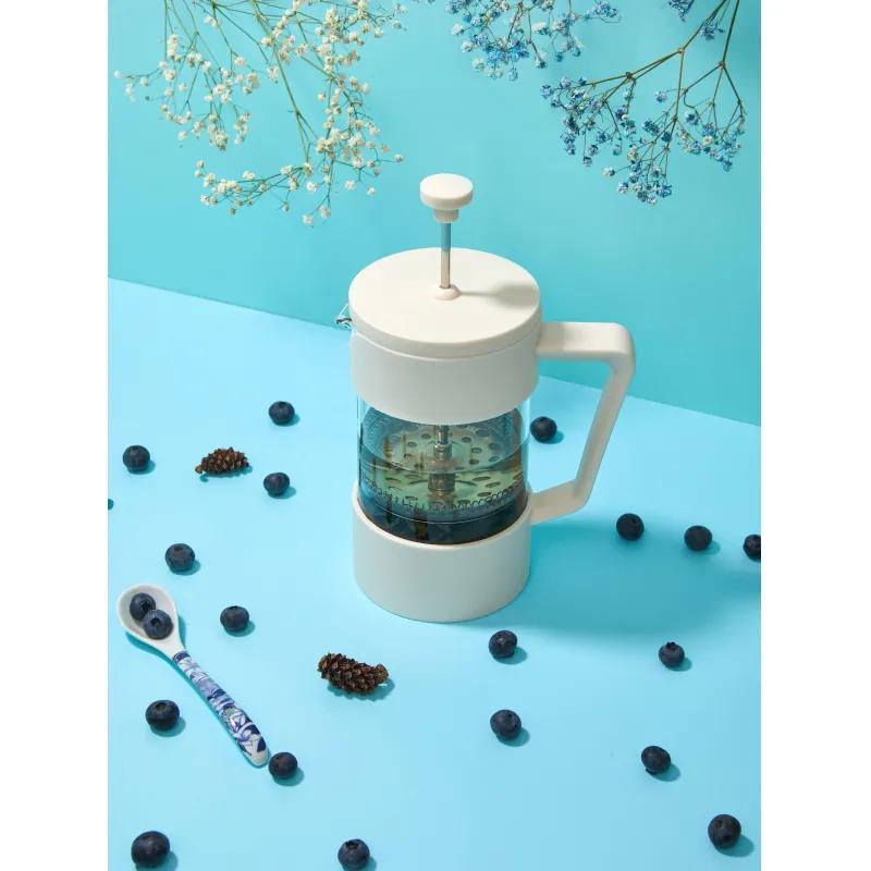 Френч-пресс 600 мл. Ареналь ПП, боросиликатное стекло, нерж сталь