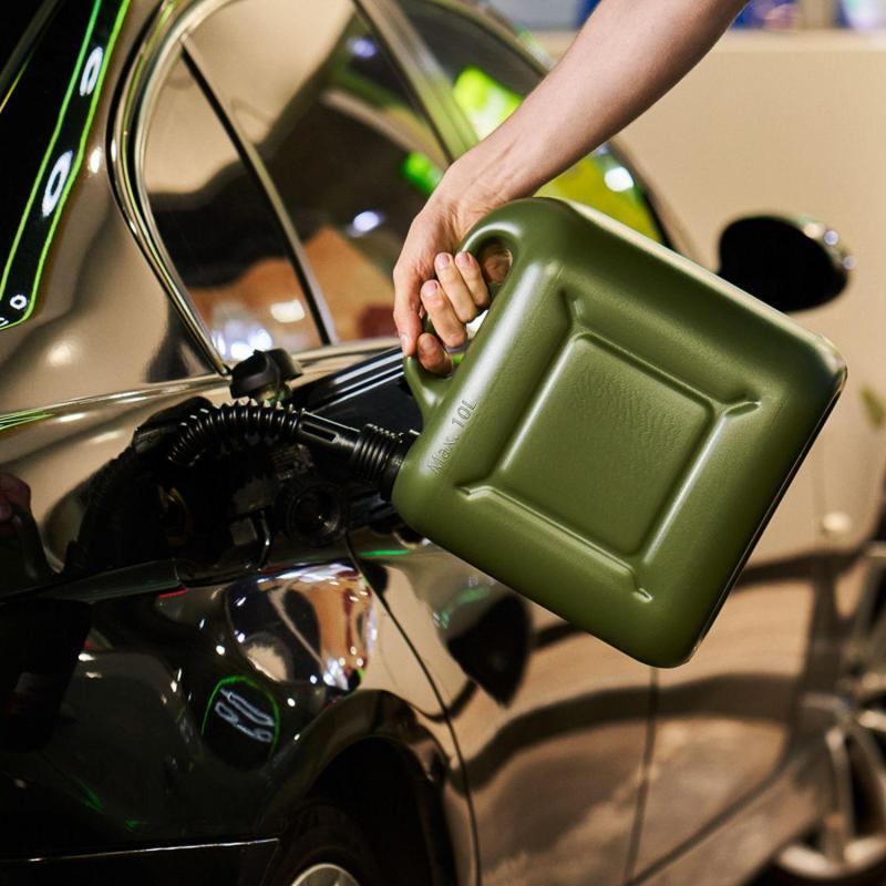 Канистра для ГСМ и тех. жидк., вертик.,10л, пласт,усиленная REXANT 80-0205