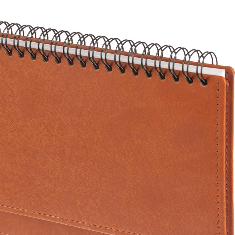 Планинг датированный 2026, коричнев 303х150 мм, 120 стр,АТТАСНЕ Вива