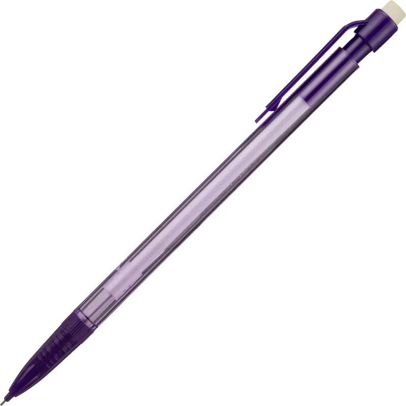 Карандаш механический 0,5мм, пластиковый прозр.корп, в ассорт SMP003