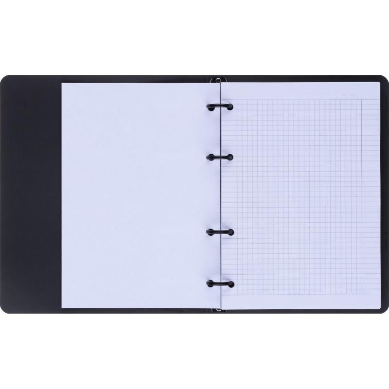 Тетрадь общая, BS, А5, 120л., клетка, кольца, Believe, черный N4761