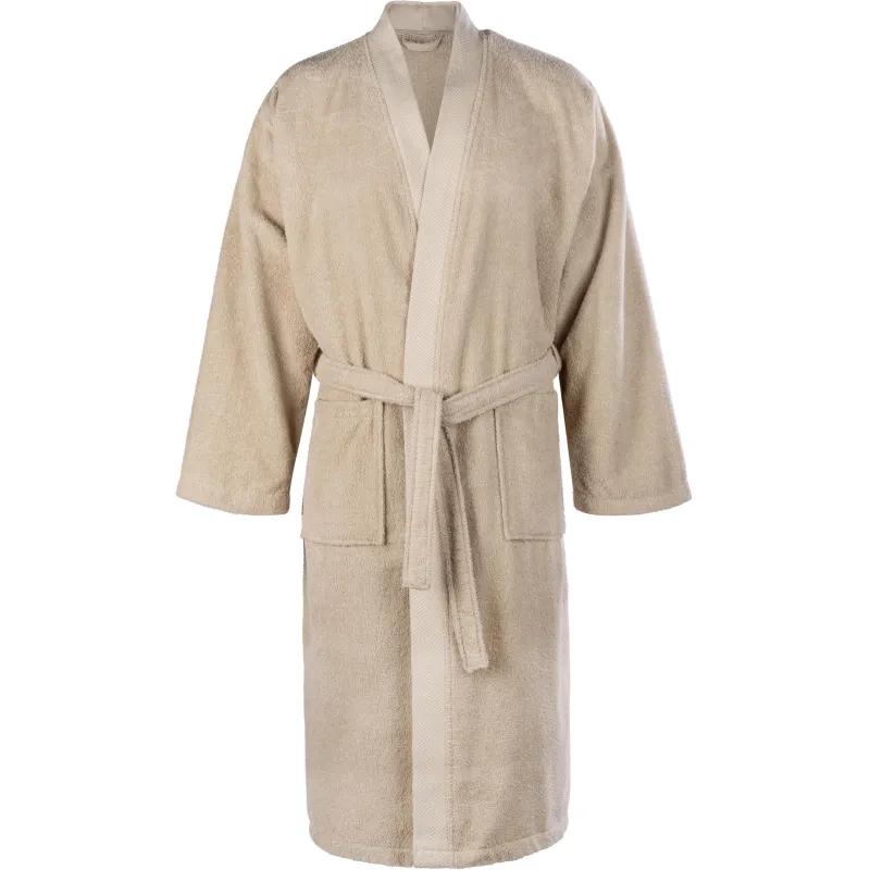 Халат Махровый Мужской  DELRAY Кимоно бежевый, XXL,300 гр/м2
