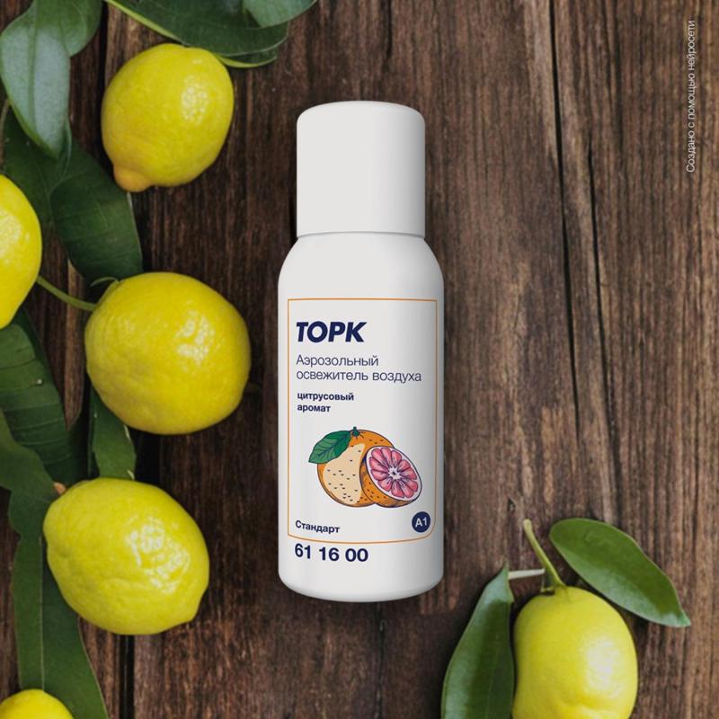 Баллон сменный для автоосвежителя Торк Стандарт А1 цитрусовый 100мл 611600