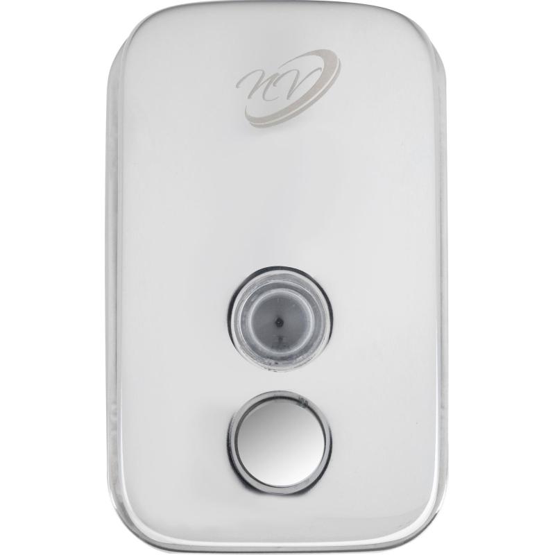 Дозатор для жидкого мыла нержавеющая сталь 500мл глянц 98х108х150 NV-2201