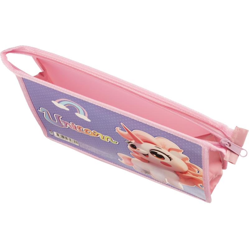 Папка для тетрадей А5 пластик,печать на картоне ВЕСЕЛЫЙ ЕДИНОРОГ ПМ-А5-29