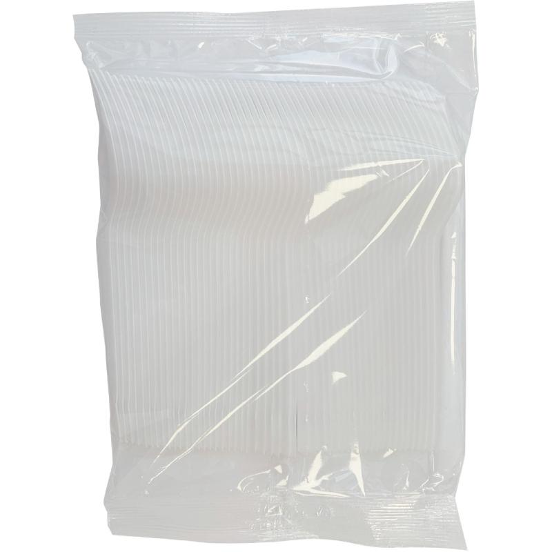 Вилка одноразовая белая ПП 150 мм 50шт/уп