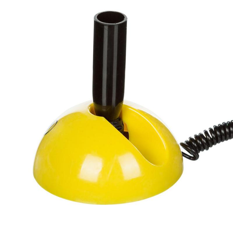 Ручка шариковая на подставке на липуч для стол Attache Smile желтая,син.ст