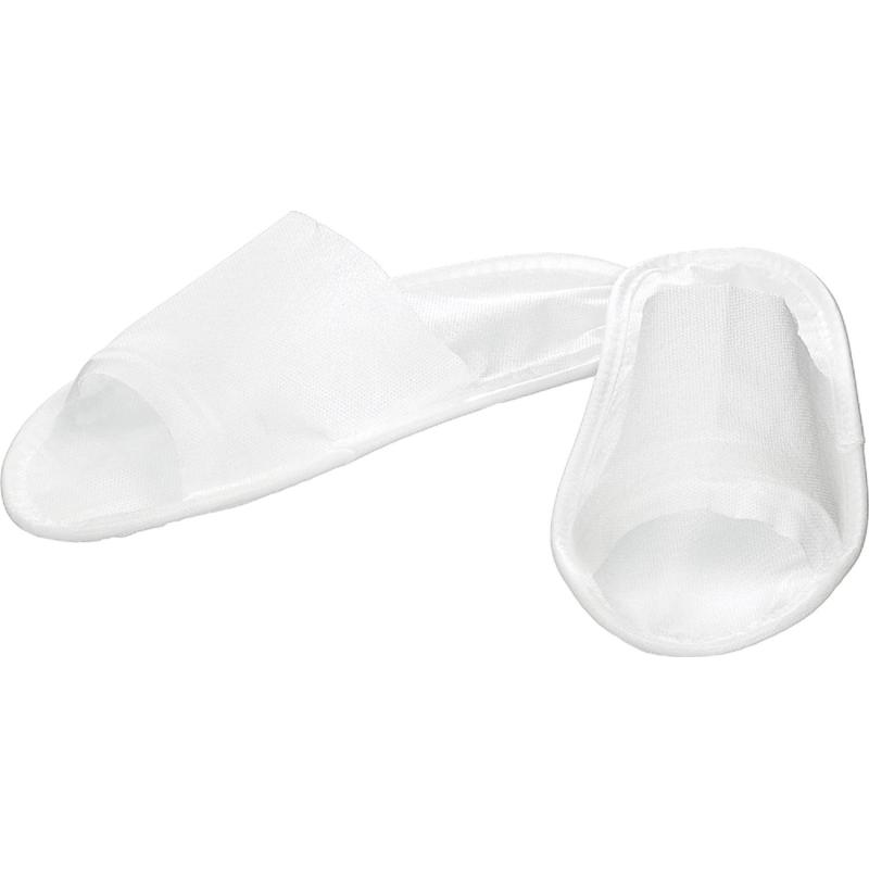 Тапочки одноразовые ГП Стандарт Плюс с откр мысом, белые 5 мм, 150 пар/уп