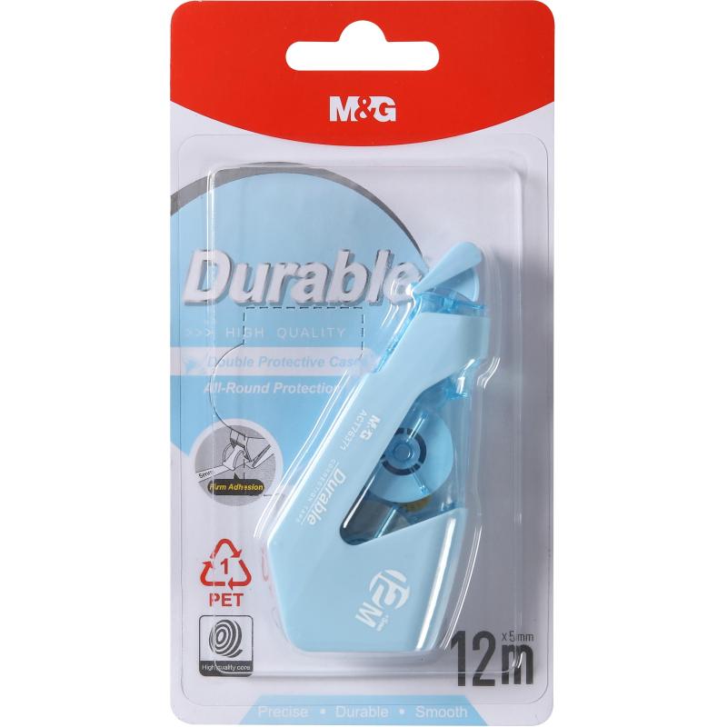 Корректирующая лента M&G 5ммx12м,корп из полистирола,цв в асс,блистACT76371