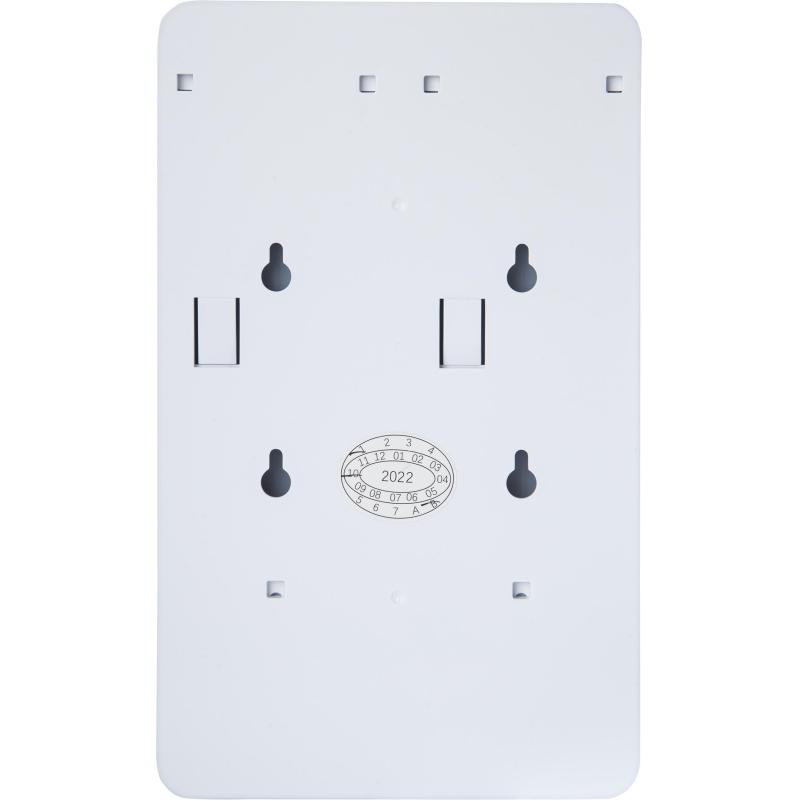 Дозатор для жидкого мыла 2x380мл пластик белый M-9029W-2