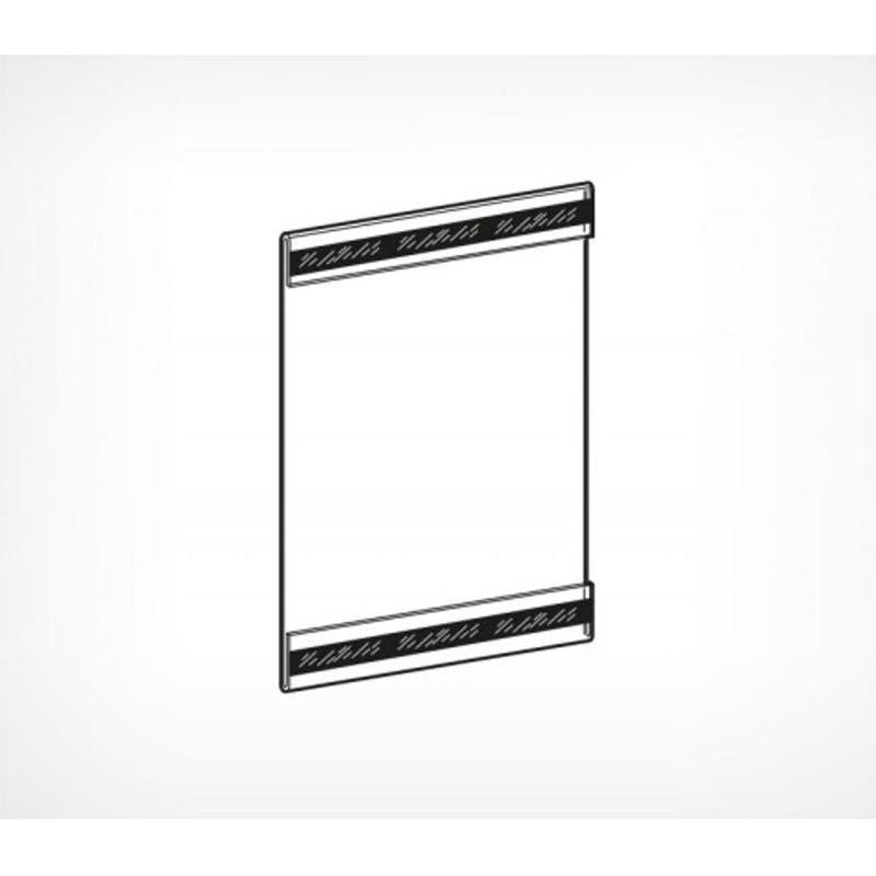 Ценникодержатель для информации А4 на магнит.скотче, вертик., 10шт/уп